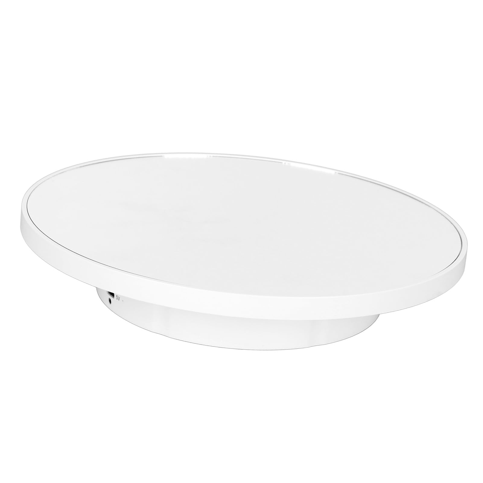 Qcwwy Plato Giratorio Eléctrico 360 Grados Rotatorio con Control Remoto