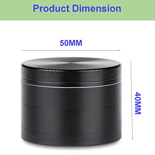 DDSHUN 4 Layers Herb Grinders Portable Herbal Grinders Pollen, view 2