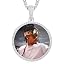 09 Medium Circle Shape(Silver)+Cuban Chain