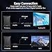 2025 TV Antenna Indoor Antenna for Smart TV, 2200+ Miles Long Range Reception tv Antenna with Amplifier Signal Booster for Local Channels, Clear Reception for 4K 1080p HD