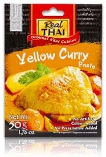 Real Thai Yellow Curry Paste (Pack of 2) 50g