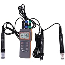 AZ86031 Digital Water Quality Meter, 6 in 1 pH/TDS/DO/EC/Salt/Temp Meter, Professional Water Tester for Drinking Water, Pool, Aquariums etc