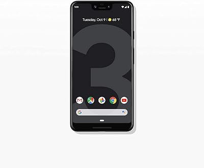 Google Pixel 3 XL 16 cm (6.3″) 4 GB 64 GB SIM única 4G Negro 3430 mAh – Smartphone (16 cm (6.3″), 4 GB, 64 GB, 12,2 MP, Android 9.0, Negro)