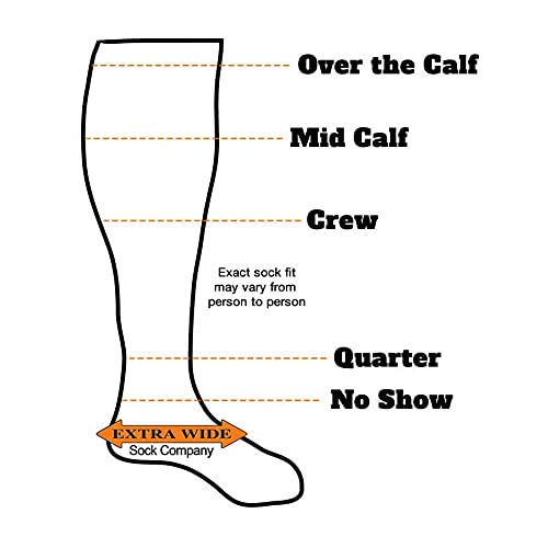 Extra Wide Medical ( Diabetic ) Quarter Sock (Pack Of 3), Made In Usa (Large, White) #TOP2