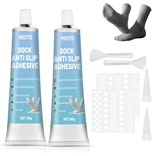 Miioto 120g Sock Stop Anti Rutsch, Sockenstopper Flüssig, Sock Stop,...