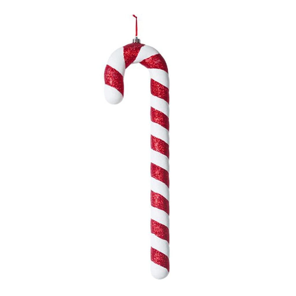 Canes de Noël sucre d'orge suspendre suspension sapin accessoire fête rouge et blanc