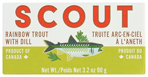 Scout Rainbow Trout With Dill And Sunflower Oil, 3.2 Oz