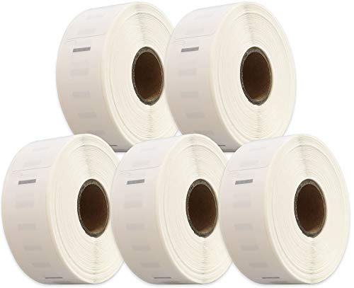 Cartridges Kingdom 5 Rollos 11352 S0722520 25mm x 54mm Etiquetas para DYMO LabelWriter 4XL 450 400 330 320 310 Twin Turbo Duo Seiko SLP 450 420 400 240 220 200 120 100 Pro Plus| 500 Etiquetas/Rollo