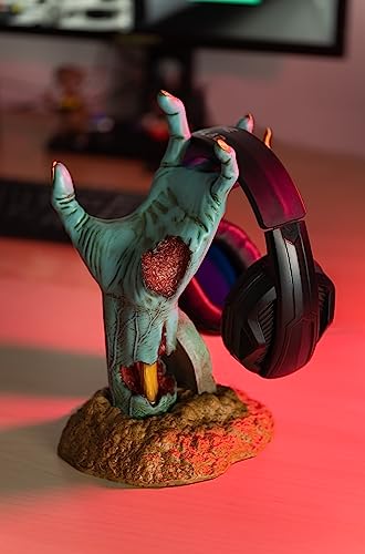 Gaming Controller Holder One More Life | Controller Holder Figure | Headphone Stand & Controller | Gaming Accessories for Desk | Gamer Gifts | Halloween Decorations - Thumbnail 5