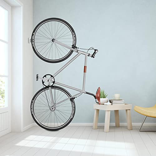 Cabides de bicicleta para garagem - Suporte bidirecional para armazenamento de bicicletas - Ganchos
