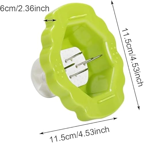 Green Grater Finger Protector,Food Safety Holder Slicer Grater Hand Guard,Slicer Veggie Cutter Hand Guard Grater Slicer Finger Protection Hand Guard Gadget,Mandolines and Slicers,Peeling,Slicing Tools - Image 2