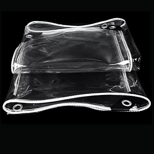 Lona de plástico transparente resistente de 0.35 mm de grosor superior 2