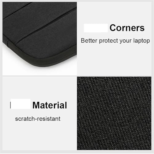 Bolso para ordenador portátil con cartera frontal acolchada para profesionales y estudiantes 5