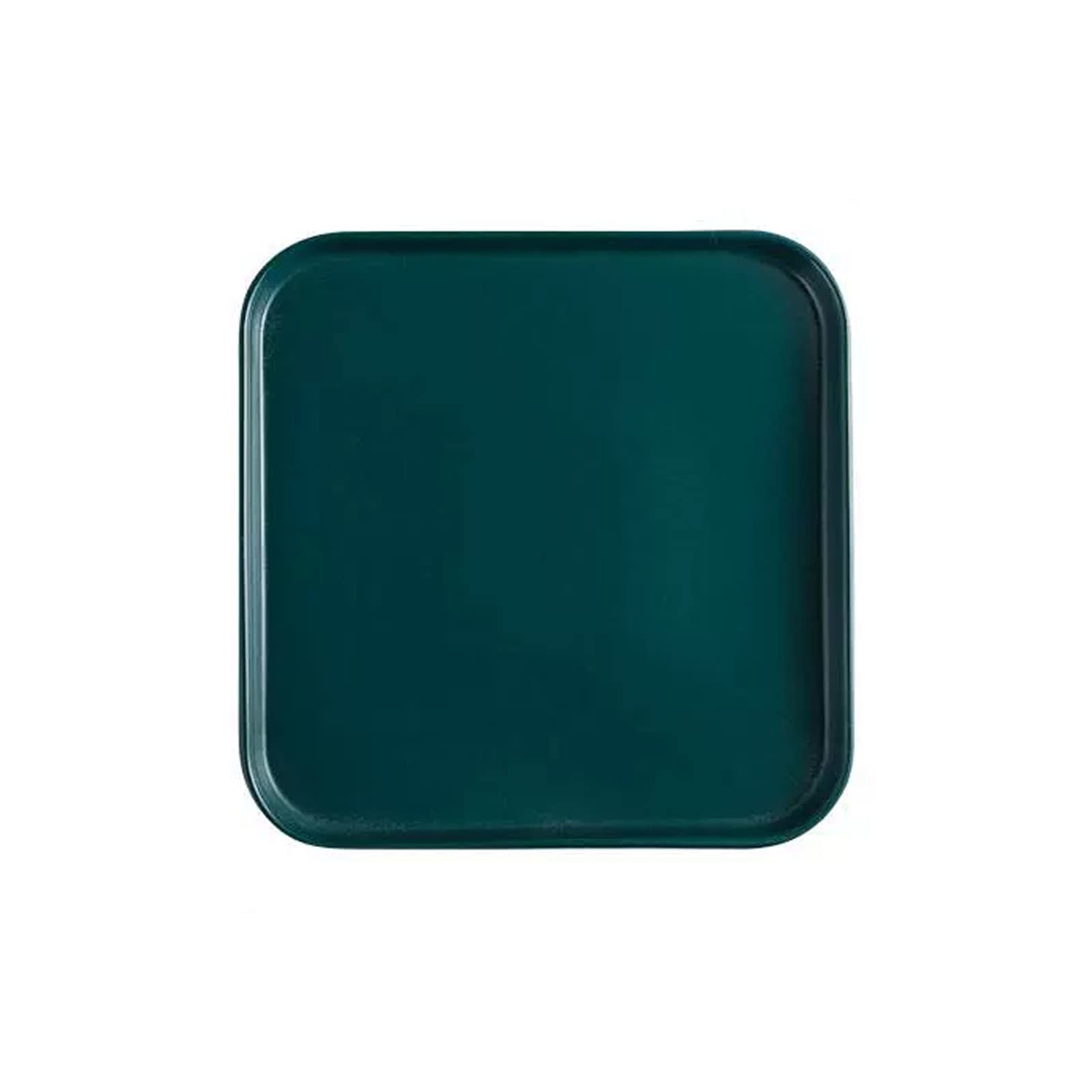 NZPOST Piatti Piani Piatto Piano Quadrato Stoviglie in Ceramica Tinta Unita Piatto Piano Occidentale per Bistecca Pasta Pizza Ristorante per Feste in Casa (Bianco 8 Pollici)