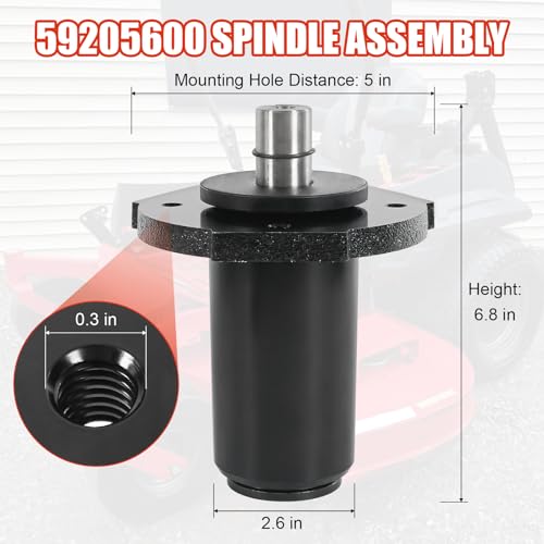 RALBDX 59202600 Mower Deck Spindle Compatible with Ariens Gravely - Pro Master, Pro Stance, Pro Turn, ZT 48 Inch Deck Lawn Mower # 59215400 59225700 69219700 58810800 69207500 14230,285-300,82-042 by RALBDX - Used condition - Image 4