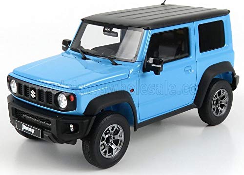 LCD Models - Suzuki Jimny Sierra Blue 2018 - 1/18 Sammlerstück Miniatur - Metall - Auto - Modellauto - Miniaturauto - Erwachsene, Sammler, Enthusiasten - Unisex - Alle Altersgruppen