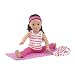 18 Inch Doll Clothes | Pink and White Gymnastics / Yoga Exercise Outfit, Includes Flared Yoga Pants, Animal Print T-Shirt, Yoga Mat and Matching Carry Case | Fits American Girl Dolls