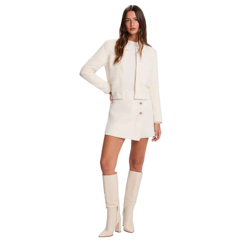 Morgan - Jupe Courte Femme écrue