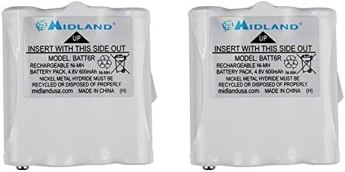 BATT6R 2 Packs for Two-Way Radio CXT240 CXT250 CXT280 LXT276 LXT314 LXT317 LXT318 LXT319 4.8V Ni-MH Battery Original