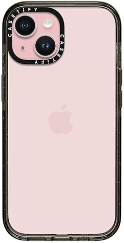 Miniatura 1 de CASETiFY Funda Impact para iPhone 15 4 veces probada contra caídas de grado militar, protección contra caídas de 8.2 pies - Negro transparente