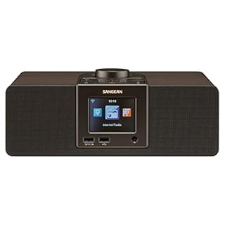 Sangean WFR-32 Internet Radio/AUX/Bluetooth/AirMusic App/USB Playback and Phone Charging Digital Wooden Cabinet Radio