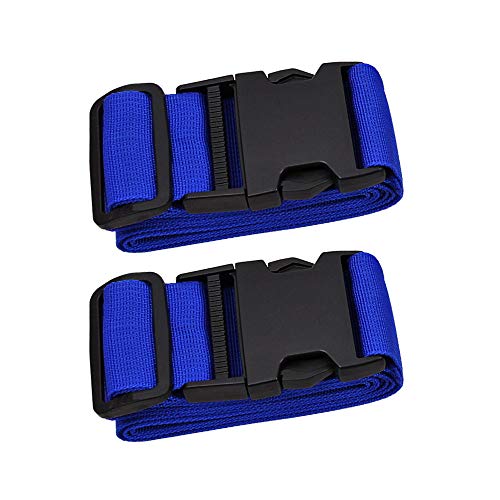Adjustable Travel Luggage Strap, Nylon Suitcase Luggage Belt Tage Set to Keep Your