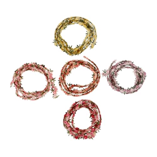 Fil de polyester 5 rouleaux pour rideaux de dentelle et couture mariage - 5