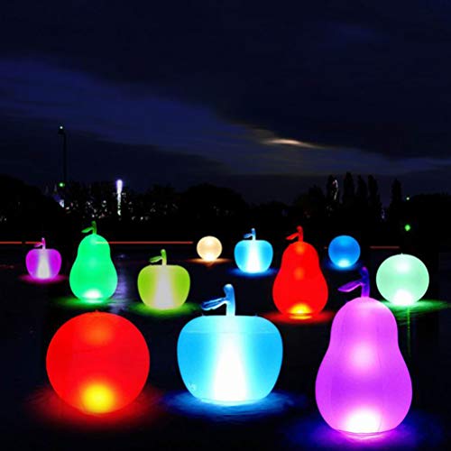 BESPORTBLE Luzes flutuantes de Piscina, Bola de Piscina, Impermeável, Luz Noturna, Controle Remoto p