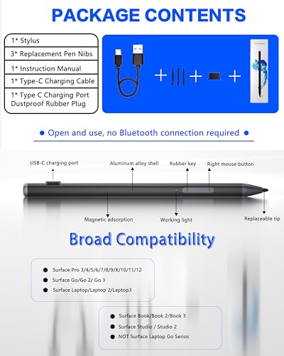 Lápiz capacitivo para Surface Go y Pro, el compañero ideal para tus apuntes y diseños 2