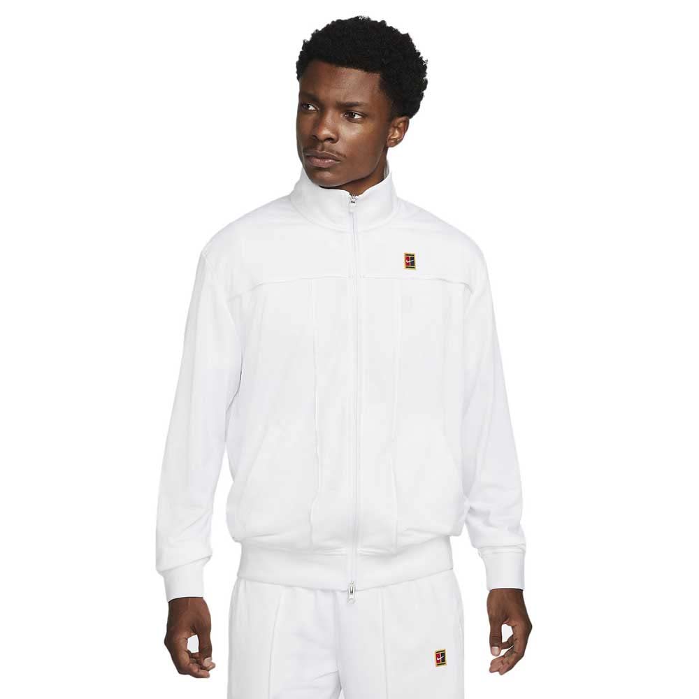 NIKE DC0620-100 M NKCT HERITAGE SUIT JKT Sweatshirt Men's White/White/White XL