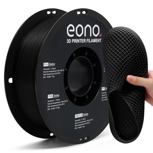 EONO PLA Filament 1,75mm PLA Mehrfarbig für 3D Drucker 1 kg (2,2 lbs)