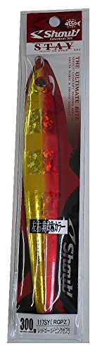 シャウト メタルジグ ステイ 300g レッドゴールドピンクゼブラ #51 117SY ルアー
