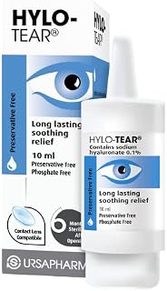 HYLO Tear  Preservative Free Eyedrops  Sodium Hyluronate 0.1%- Eye Drops to Lubricate Dry Eyes  10ml