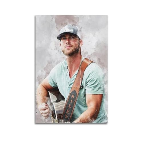 PEYXTERB Lienzo decorativo de pared con la cantante Riley Greene, arte de pared, póster decorativo moderno para dormitorio o dormitorio, 60 x 90 cm