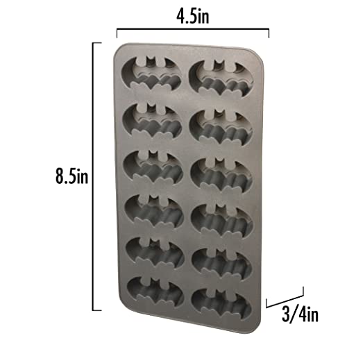 Bandeja para cubos de hielo Batman goma moldeada gris miniatura 4