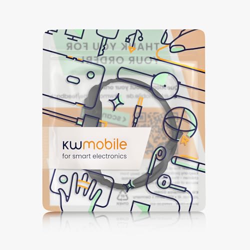 kwmobile Sportarmband kompatibel mit Xiaomi Smart Band 8 Pro/Band 9 Pro/Redmi Watch 5 / Redmi Watch 4 - Armband TPU Silikon f&uuml;r Fitnesstracker - mit Schutz Bumper Schwarz
