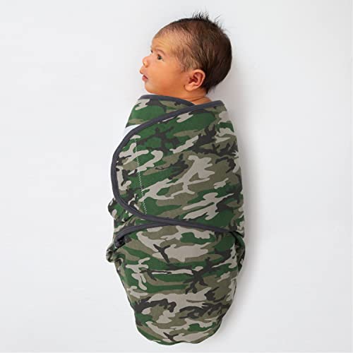 The Peanutshell Swaddle Set For Baby Boys - Camo & Elephant - 3 Pack (Small/Medium | 0-3 Months) #TOP3