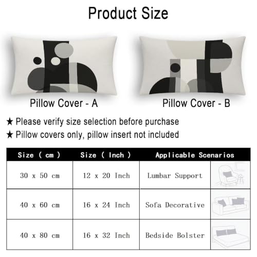 Fundas cojines rectangular terciopelo gris 40x80 juego de 2 fundas perfectas para regalo de hogar 6