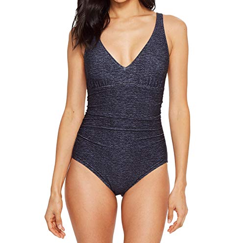 Maillot de bain une pièce TYR Mantra de qualité supérieure avec col en V
