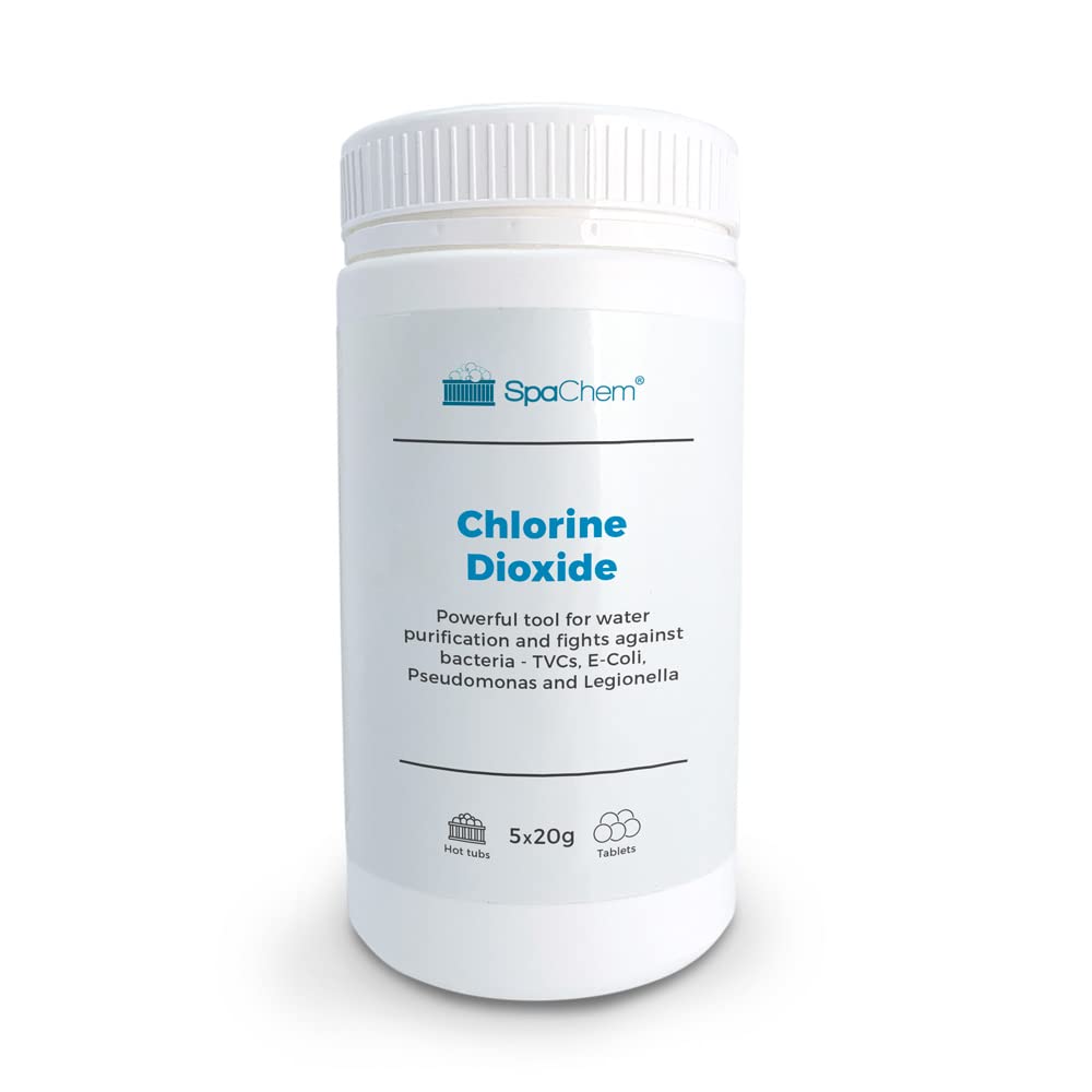 Buy Chlorine Dioxide Tablets 6 x 20g ChloroKlean T20 for Hot Tubs & Spa's effective Buy Chlorine Dioxide Tablets 6 x 20g ChloroKlean T20 for Hot Tubs & Spa's effective