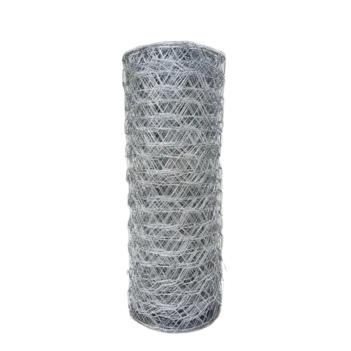 Tela Metálica Galinheiro Hexagonal Fio 18 1,00 m rolo com 50 metros Porco Carneiro - Makrometal
