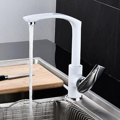 Rubinetto, Rubinetto per lavello da Cucina Compatibile con Bar Agriturismo Commerciale, Rubinetto da Cucina Girevole in Ottone, Rubinetto per lavabo, Rubinetto Alto per Bagno, Miscelatore per lavabo,