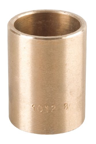 Bunting Bearings CB081408 Sleeve (Plain) Bearings, Cast Bronze C93200 (SAE 660), 1/2" Bore x 7/8" OD x 1" Length (Pack of 3) #1