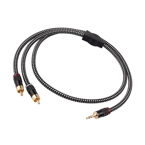 Cable adaptador de 3,5 mm Alksubbm con puerto chapado para sonido de alta fidelidad 5