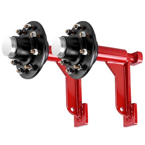 Xevaldric 2 Pack Shipping Container Wheels 8-Lug Wheels Kit Shipping
