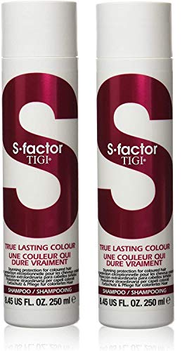 S FACTOR by TIGI True Lasting Colour Shampooing 250 ml Lot de 2