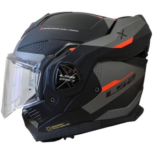 Casque moto modulable LS2 Advant X Oblivion en fibres composites S