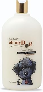 Plushmate Naturally Organic Oh My Dog Paraben Free Ultimate Super Deodorizing Shampoo For Dogs-Odor Eliminating Dog Shampo...