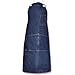 Produktbild Kochschürze Küchenschürze Grillschürze Latzschürze Kittelschürze aus blauem Jeansstoff mit Taschen für Männer und Damen, belastbar und pflegeleicht Design A