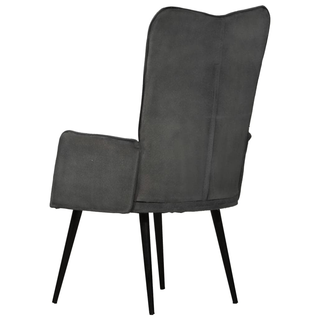 Sillón orejero de Lona Negro,Mobiliario,Sillas,Sillones,6.4kg-339654